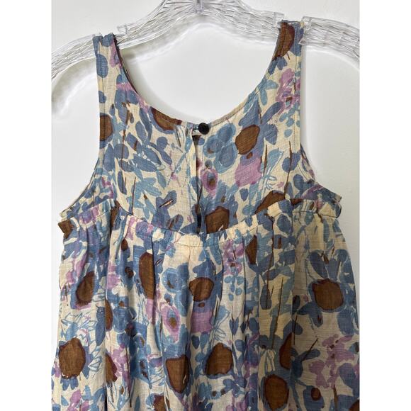 Tracy Reese for Bergdorf Goodman linen silk summer sleeveless top small - Picture 8 of 11